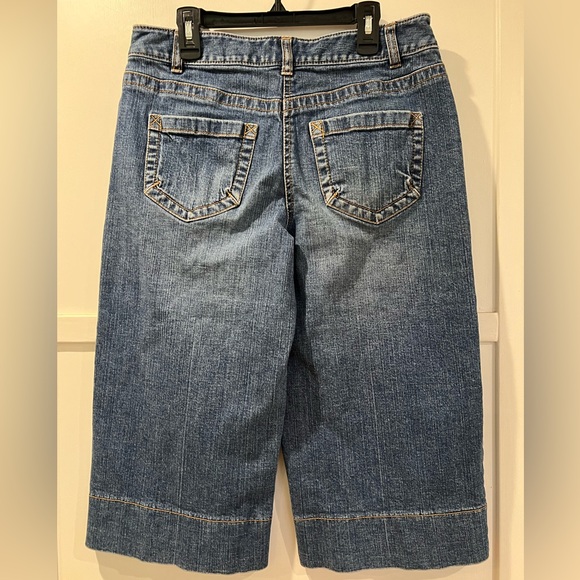 Ann Taylor Loft Women’s Denim Goucho Jeans capris Coulotts 4 - Picture 4 of 10